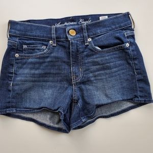 American Eagle short shorts stretch hemed bottom